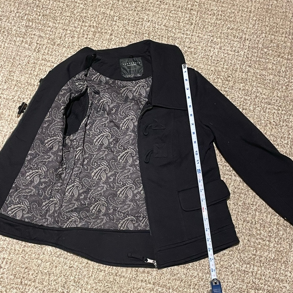 sanctuary black city coat - Picture 3 of 7